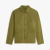 Veste de travail en denim teint en pièce Veste de travail en denim teint en pièce