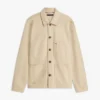 Veste de travail en denim teint en pièce Veste de travail en denim teint en pièce