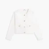 Veste en denim blanc pour femme Veste en denim blanc pour femme