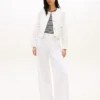 Veste en denim blanc pour femme Veste en denim blanc pour femme