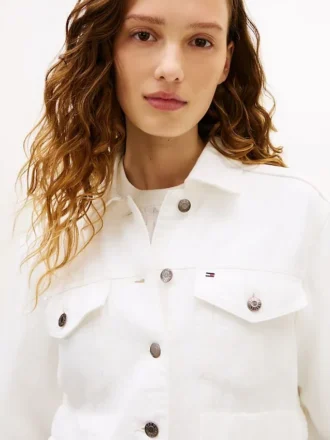 Veste en denim cintrée
