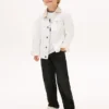 Veste en jean pour enfant avec logo drapeau Veste en jean pour enfant avec logo drapeau