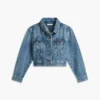 Veste en jean pour enfant avec étoile brodée Veste en jean pour enfant avec étoile brodée