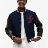 Veste en mélange de matières New York Label Veste en mélange de matières New York Label