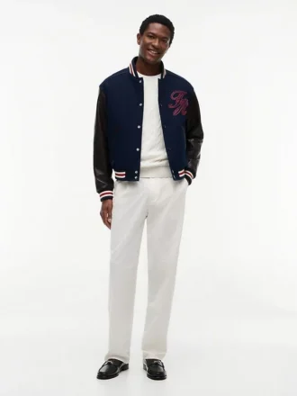 Veste en mélange de matières New York Label