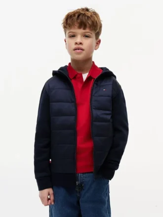 Veste matelassée à capuche pour enfant