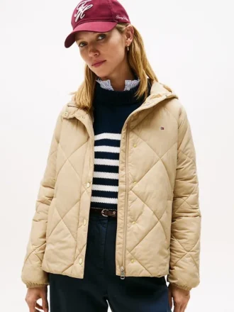 Veste matelassée légère à capuche