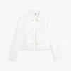 Veste Ponte à boutons dorés et multiples poches