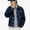 Veste ranch en denim délavé foncé Tommy Jeans Veste ranch en denim délavé foncé Tommy Jeans
