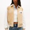 Veste universitaire en daim Tommy Jeans