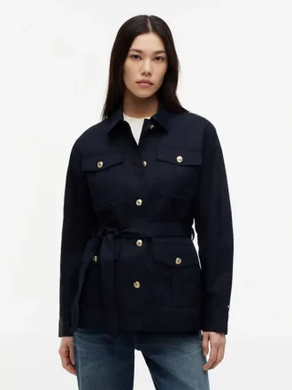 Veste utilitaire imperméable à ceinture