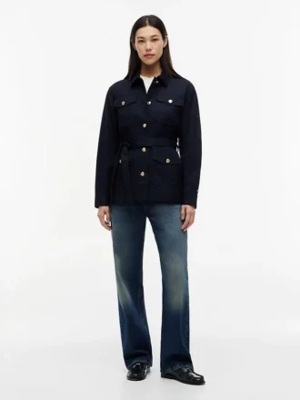 Veste utilitaire imperméable à ceinture
