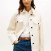 Veste utilitaire oversize en sergé