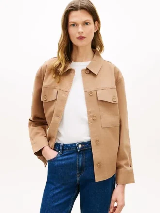 Veste utilitaire oversize en sergé Veste utilitaire oversize en sergé