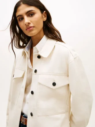 Veste utilitaire oversize en sergé