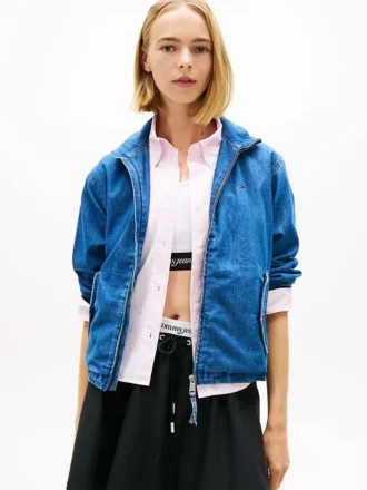 Veste zippée en chambray Tommy Jeans Veste zippée en chambray Tommy Jeans